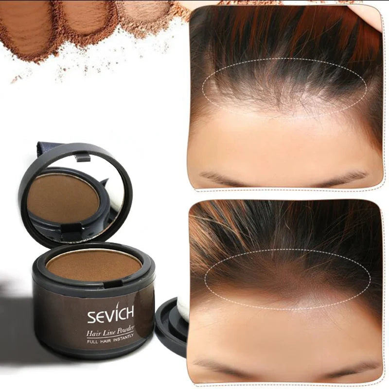 Sevich Hairline Repair Filling Powder With Puff Sevich Fluffy Thin Powder Pang Line Shadow Powder Forehead Hair Makeup Concealer