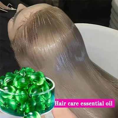 Magic Hair Vitamin Capsule Keratin Oil Fast Restore Hair Soft Smooth Shiny Deep Moisturizing Frizzy Dry Scalp Hair Repair Care